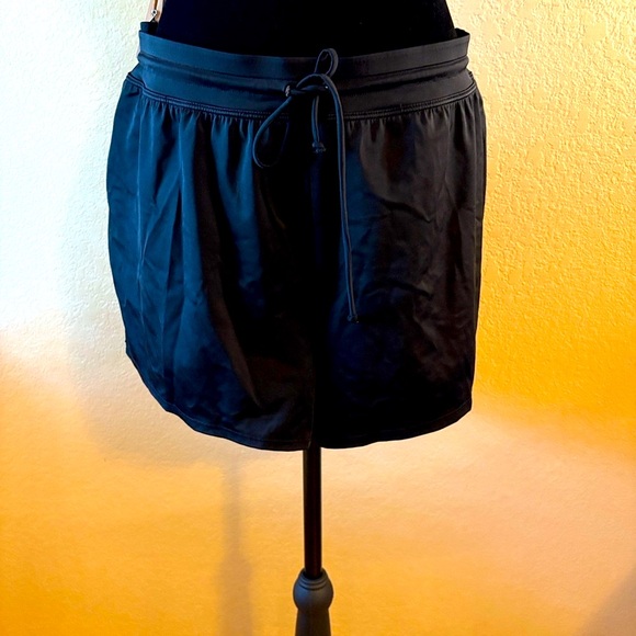 Cacique Black Swim Shorts with Drawstring - Picture 5 of 7